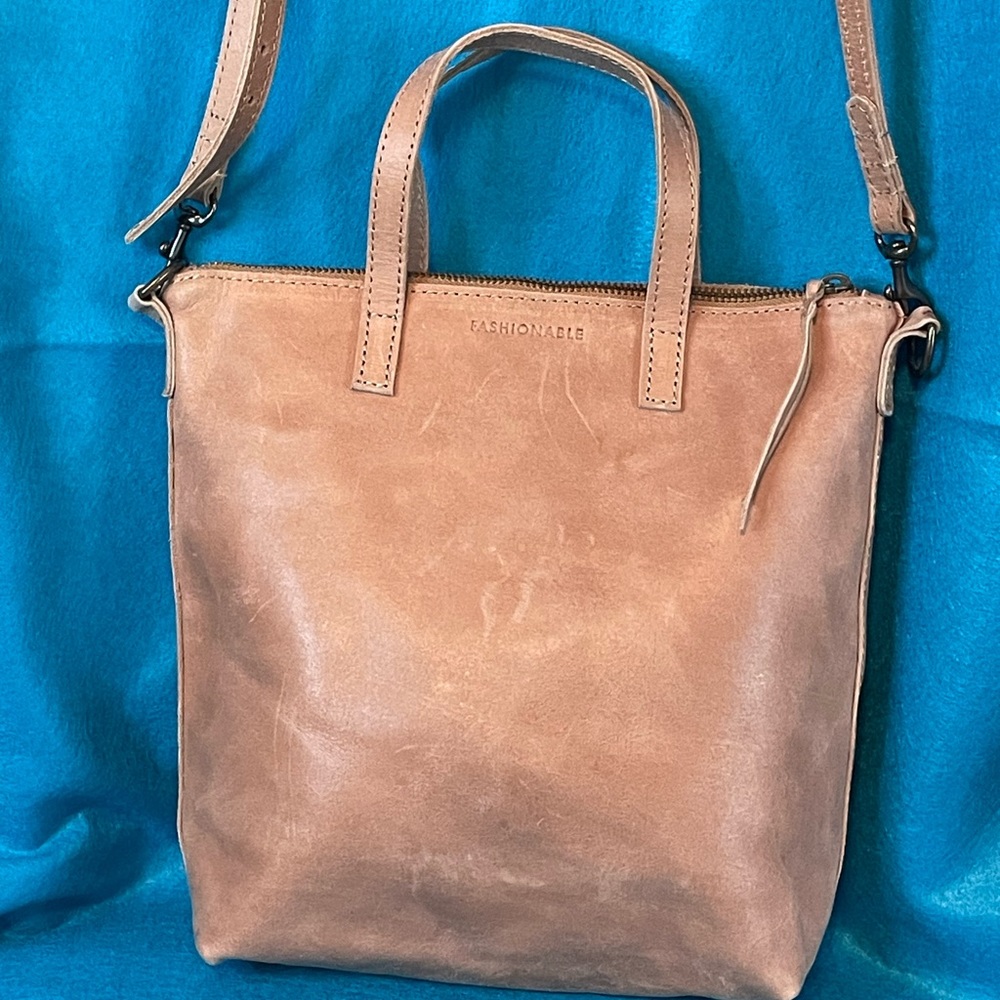 π FashionABLE Local & Global Raw Leather Crossbody/Bag Made in Ethiopia. π - Picture 2 of 15